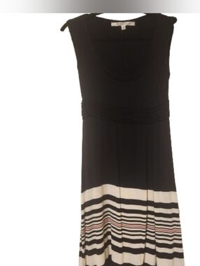 Max Studio Black, White & Red Dress | Elevated Minimal Style | Size 2